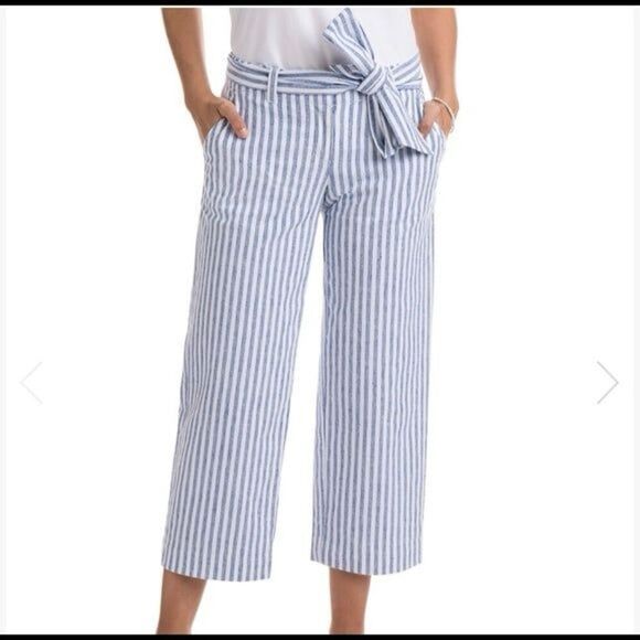 BNWT - Vineyard Vines Linen Striped Catamaran Pants Size 2 - Picture 1 of 7
